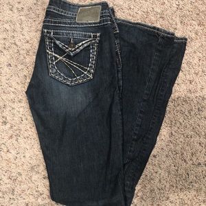 Silver bootcut jeans size 26